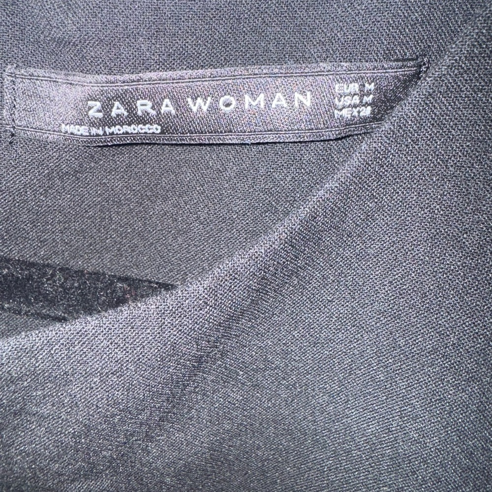 Zara Women’s Black and Pink Midi Dress - Picture 4 of 8